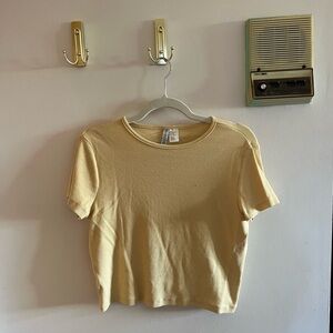 Yellow Crop Top XL H&M / Divided